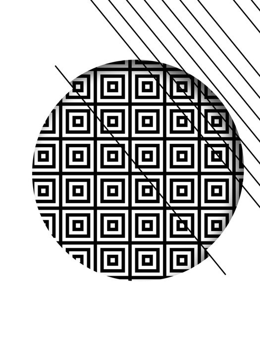 Design Abstract Black And White