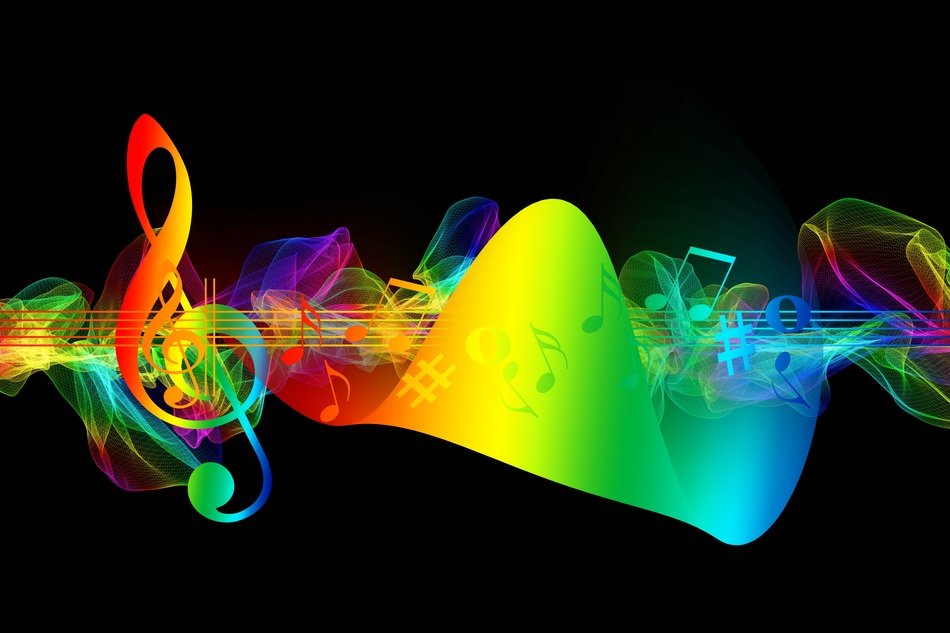 Clef Music Love Heart