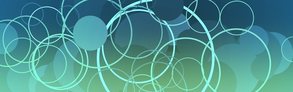 Banner Header Background Bokeh