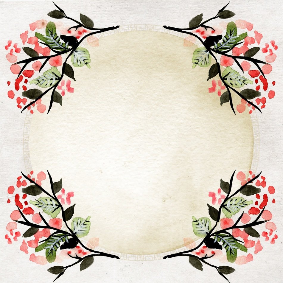 Background Scrapbook Paper Frame