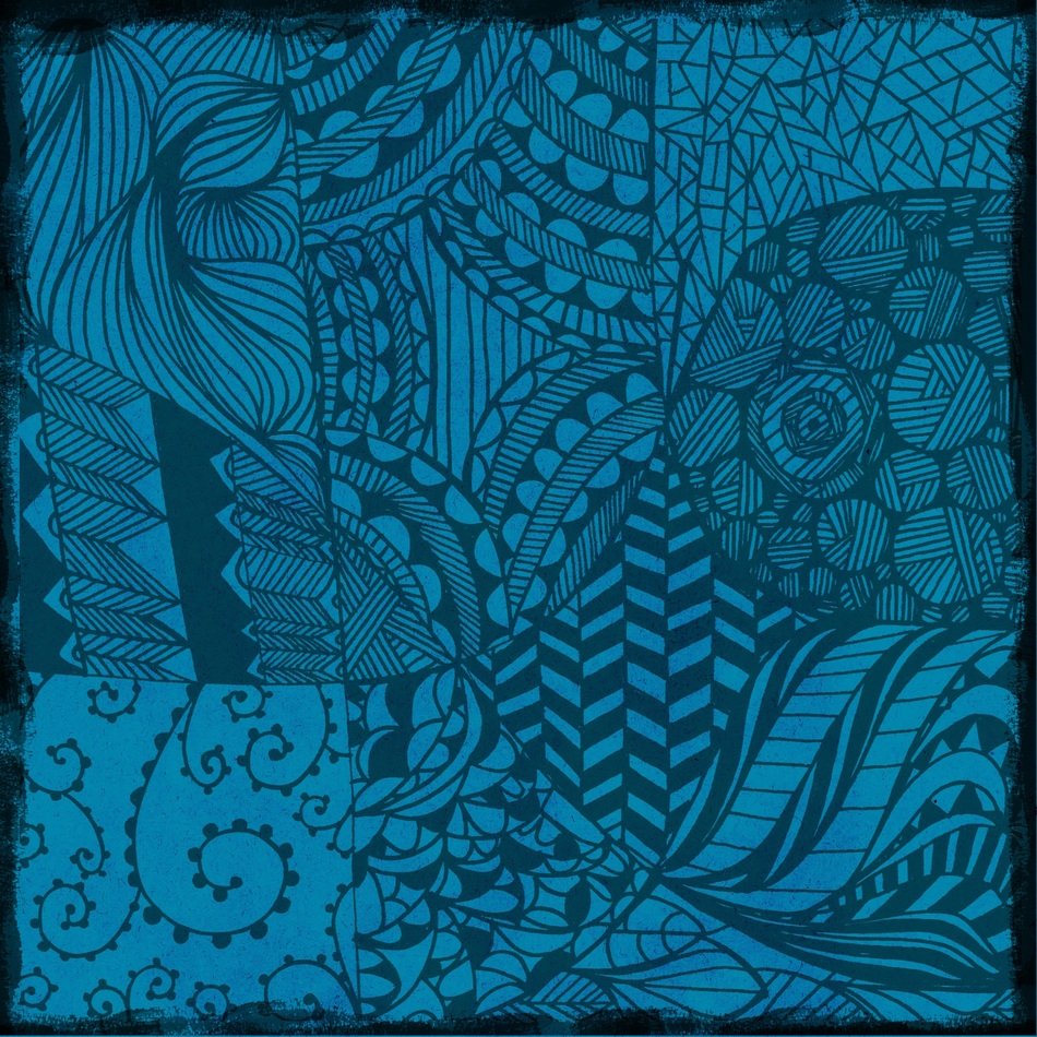 Blue Abstract Background Pattern