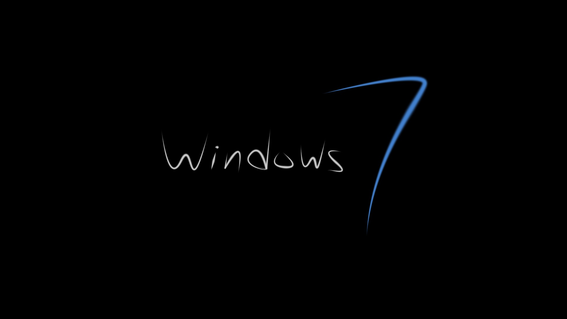 Темные обои Windows 7