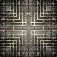 seamless metal grid