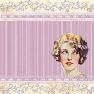 Background Lilac Lady Woman