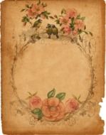 Background Parchment Romantic