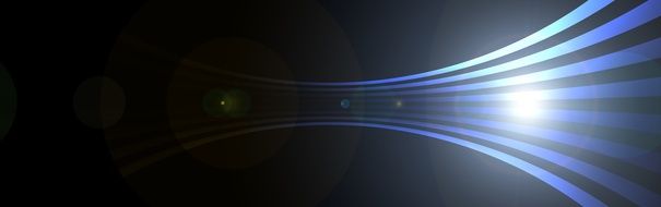 Banner Header Wave Line Swing