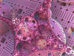 Fractal Menger 3D Geometric