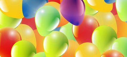 Background Balloon Colorful