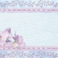 Background Lilac Blue Lily