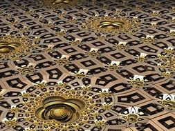 Background 3D Render Fractal