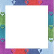 Fabric Hearts Two-Tone Jute