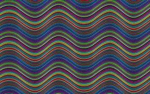 colorful geometric pattern on the wallpaper