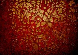 Red Rust Texture Abandoned