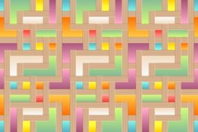 background with colorful shapes