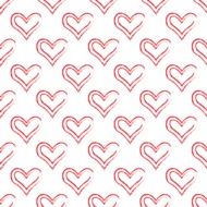 Pattern Transparent Heart Hearts