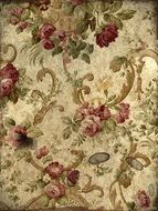 Background Vintage Roses Old