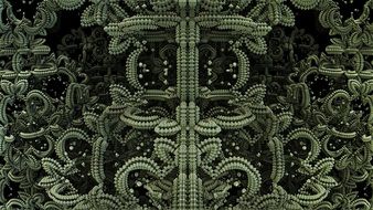 fractal futuristic drawing