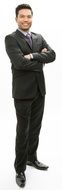 Male Businessman Asian Suit Tie