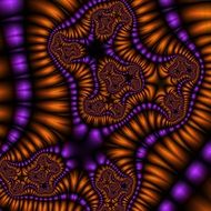 yellow blue abstract pattern