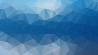 polygons on a blue background