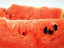 watermelon slice close up
