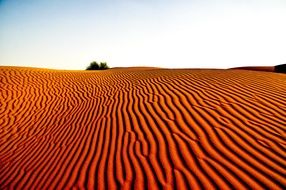 background with desert landscape