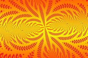 orange background with pattern
