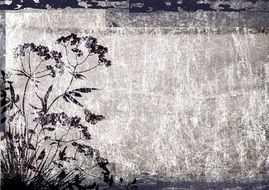 Grunge Background Leaves