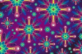 Background Texture Floral Purple