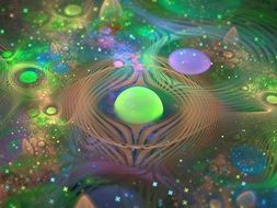 Background Fractal Flame Fantasy