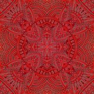 background with red decorative pattern
