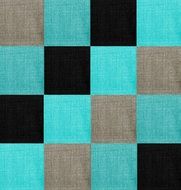 Fabric Texture Grey Aqua Black