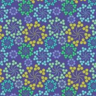 background with floral pattern on the purple background