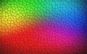 background rainbow mosaic