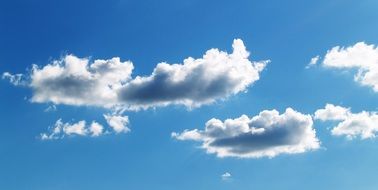banner with summer sky