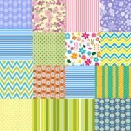 background with patchwork pattern