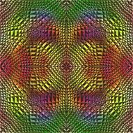 fine multi-color pattern