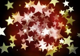 Stars Background Christmas