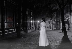 Woman Brunette Scary Road Fear