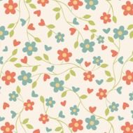 vintage floral wallpaper