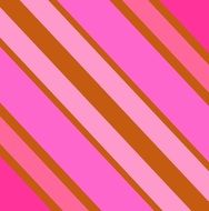 Brown Pink Diagonal Stripes