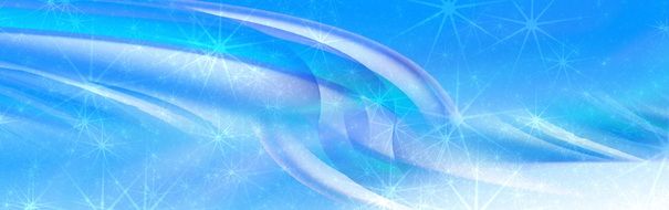banner with sparkling water waves