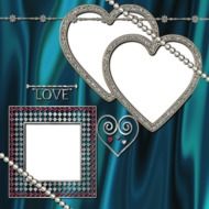 Scrapbook Scrap Frame Heart