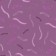 elegant purple pattern with plumelets