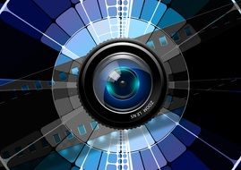 Lens Photography Blue Desktop