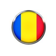 Romania Flag Circle