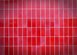 Tile Wall Background Red Tiles