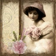 Vintage Collage Digital Art