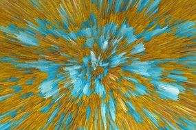 blue yellow blast