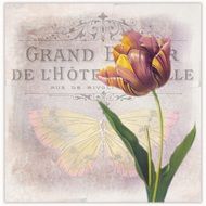Vintage Flower Tulip Background